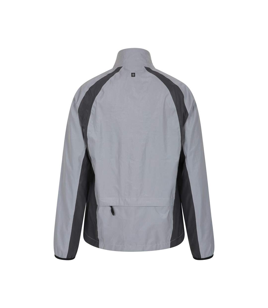 Womens/ladies shine reflective waterproof jacket silver Mountain Warehouse-2
