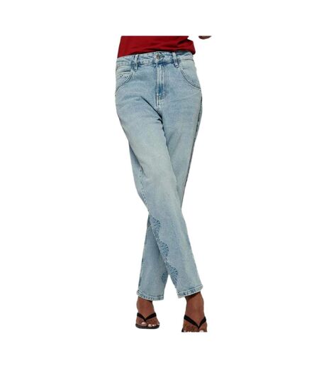 Jean mom bleu clair femme kaporal brenah