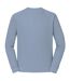 Fruit of the Loom Mens Classic 80/20 Raglan Sweatshirt (Mineral Blue)
