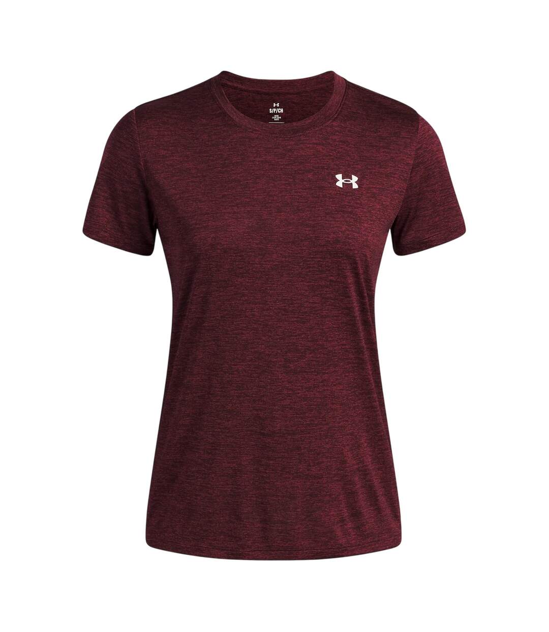 T-shirt Manches Courtes Motif/style À Nœud Femme Bordeaux Foncé Under Armour-2