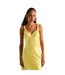 Womens/ladies Satin Maxi Dress Lemon Never Fully Dressed-4