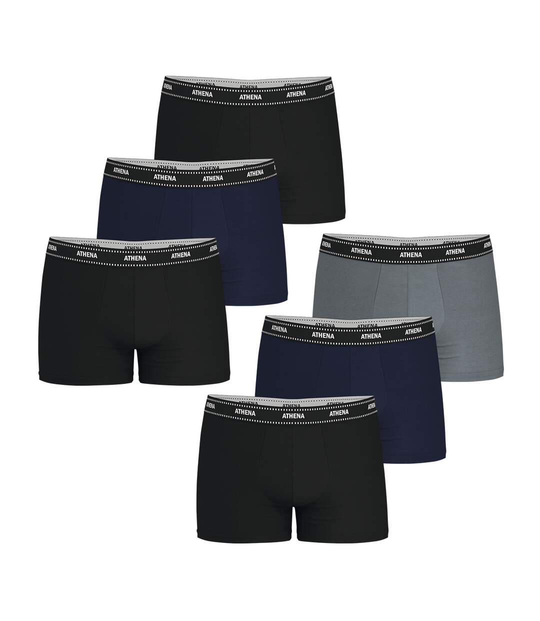 Lot de 6 boxers homme Duo Essentiel Athena-2
