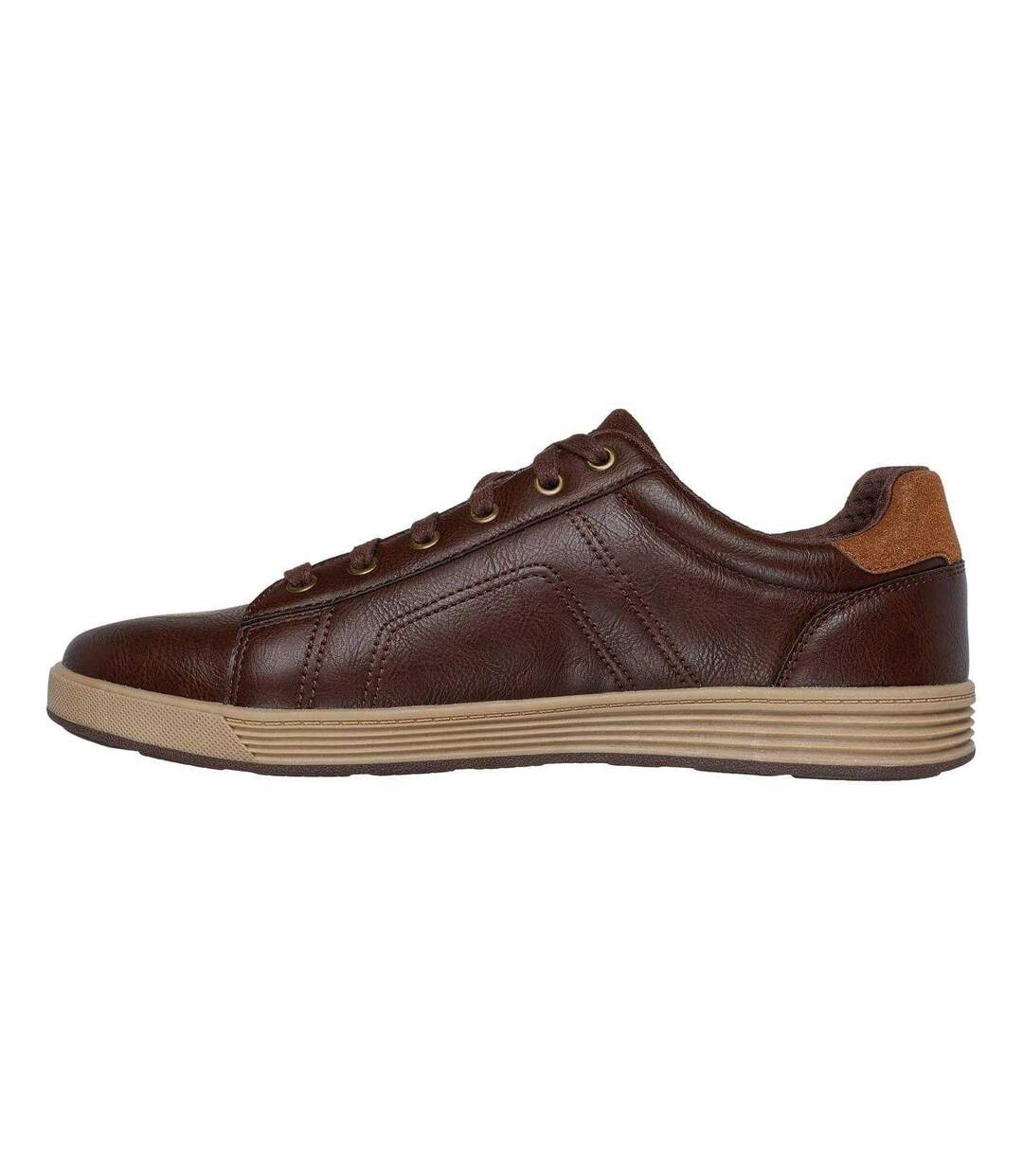 Mens Cavell Hensley Trainers Brown Skechers-2