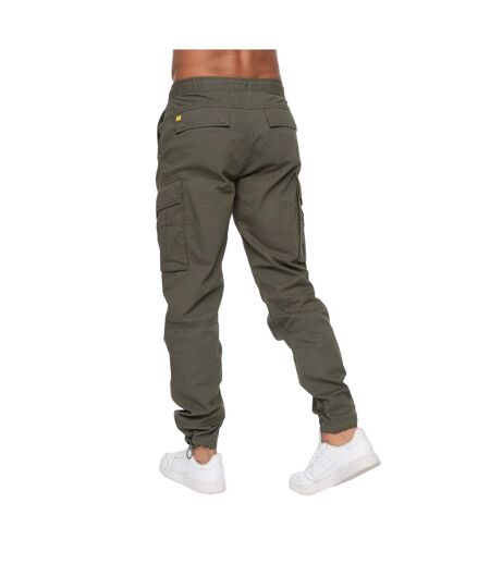 Pantalon cargo sidemoore homme vert sombre Crosshatch