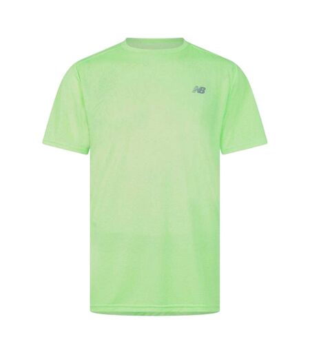 T-shirt Motif/style Uni Homme Vert Turquoise Pâle New Balance