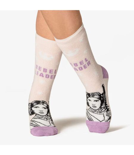 Heat Holders Lite - 1 Paire Chaussettes Princesse Leia Star Wars Femme Thermique