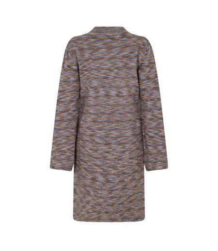 Robe Pull Femme Marron Sombre Mamalicious