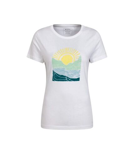 T-shirt never lost femme blanc Mountain Warehouse