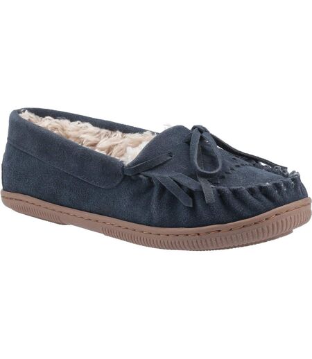 Chaussons addy femme bleu marine Hush Puppies