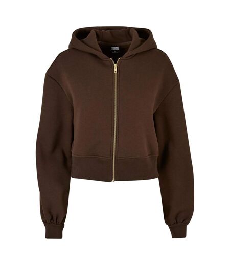 Veste À Capuche Femme Marron Urban Classics