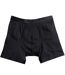 Fruit Of The Loom Mens Classic Boxer Shorts (Pack Of 2) (Black)