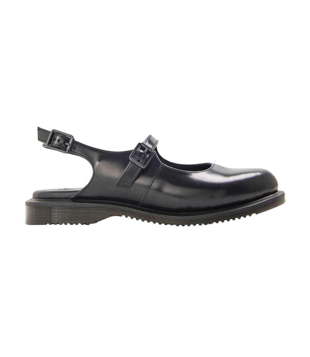 Womens/ladies Madaline Leather Sling Back Mary Janes Black Dr Martens-2