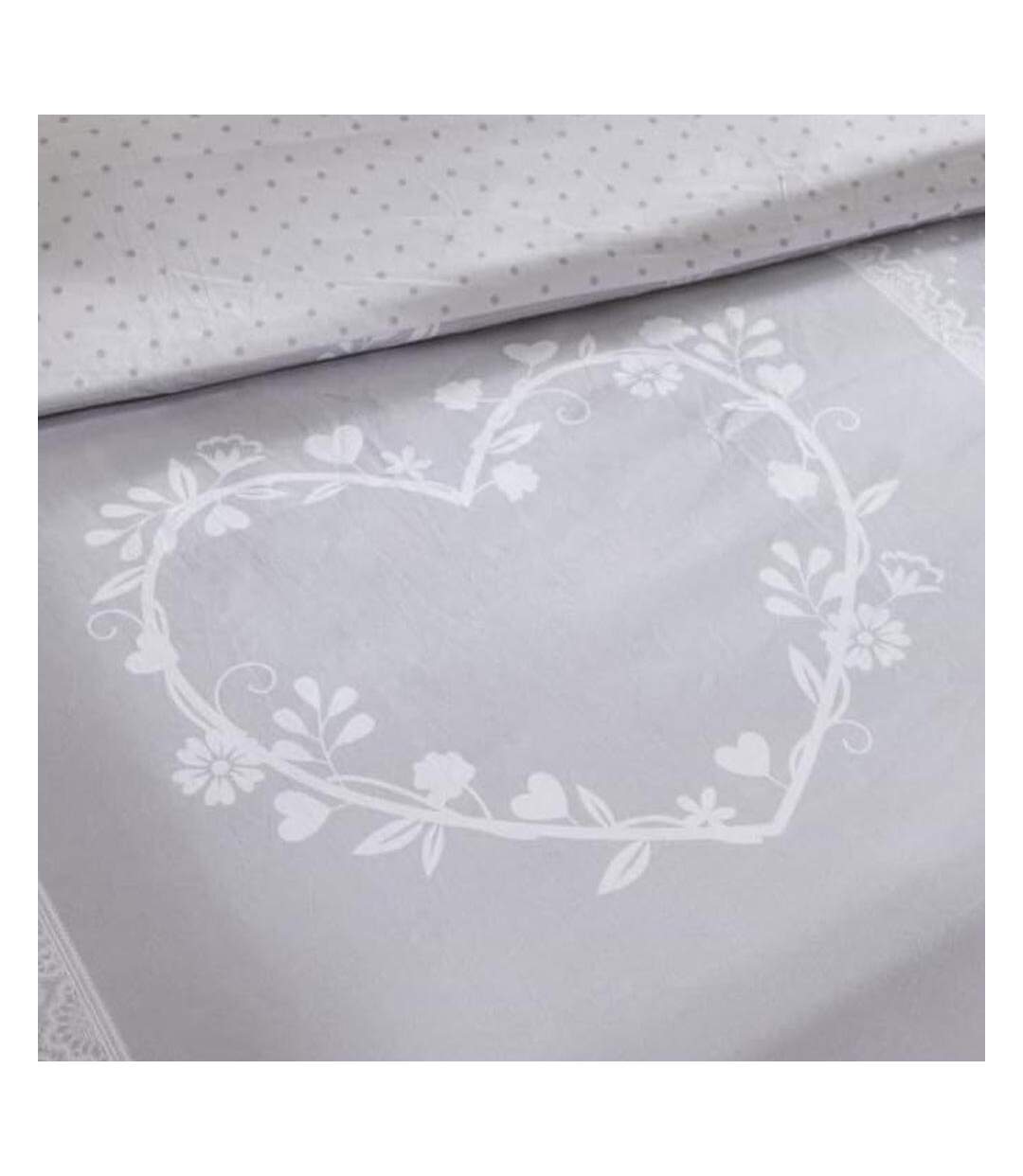 Parure de lit gris/blanc today 240x260 cm-2