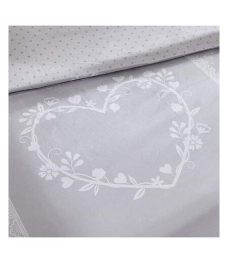 Parure de lit gris/blanc today 240x260 cm