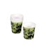 Lot de 10 Gobelets en Carton Palmeraie 23cl Vert-1