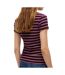 T-shirt bordeaux/rose femme tommy hilfiger slim-2