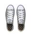 Womens/ladies Canvas Flat Trainers Silver SoulCal-3