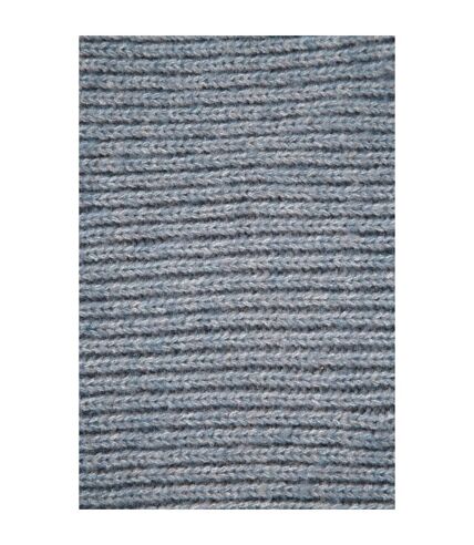 Mens codi knitted scarf one size blue Animal