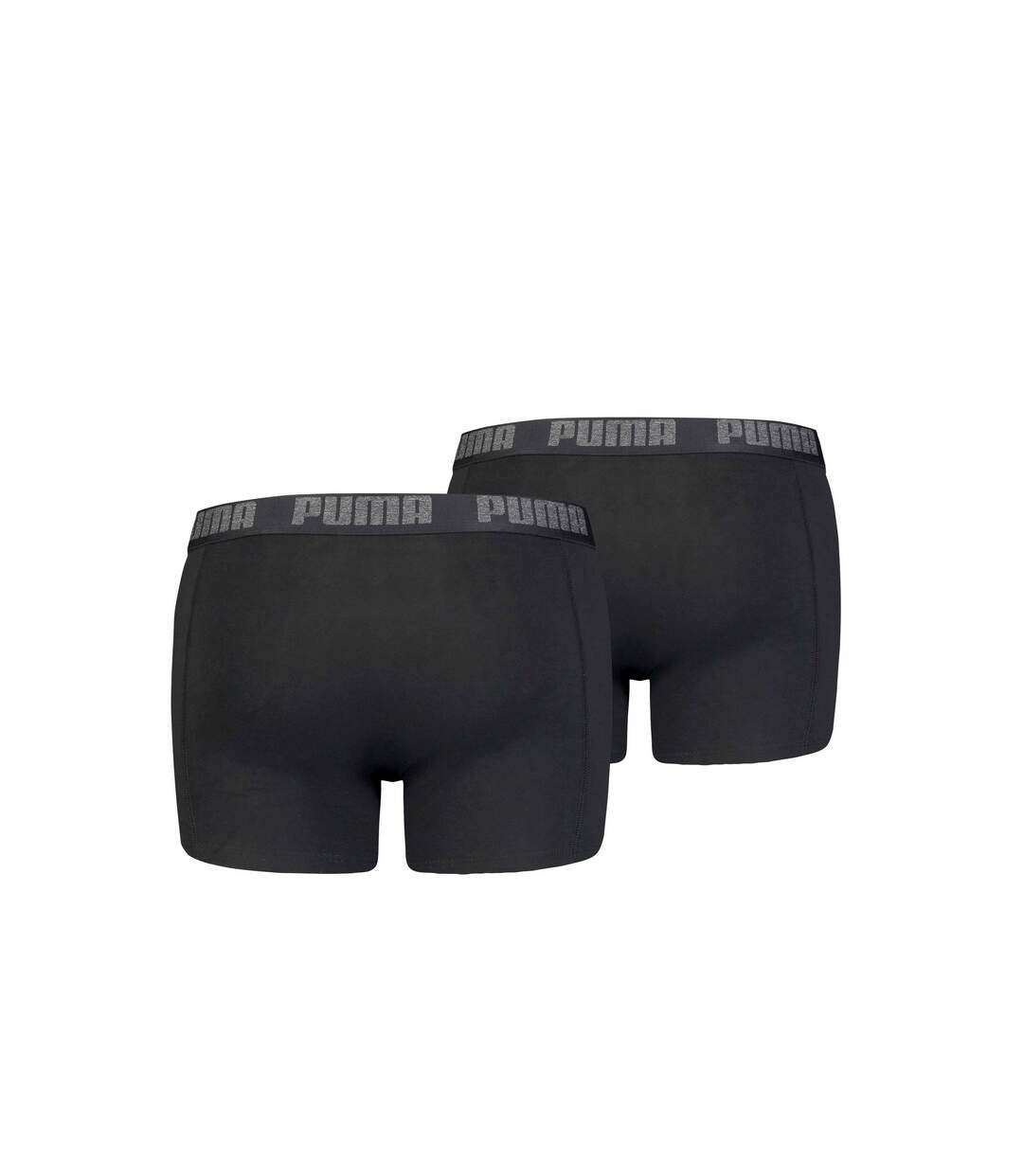Puma Mens Basic Boxer Shorts (Pack of 2) (Black)