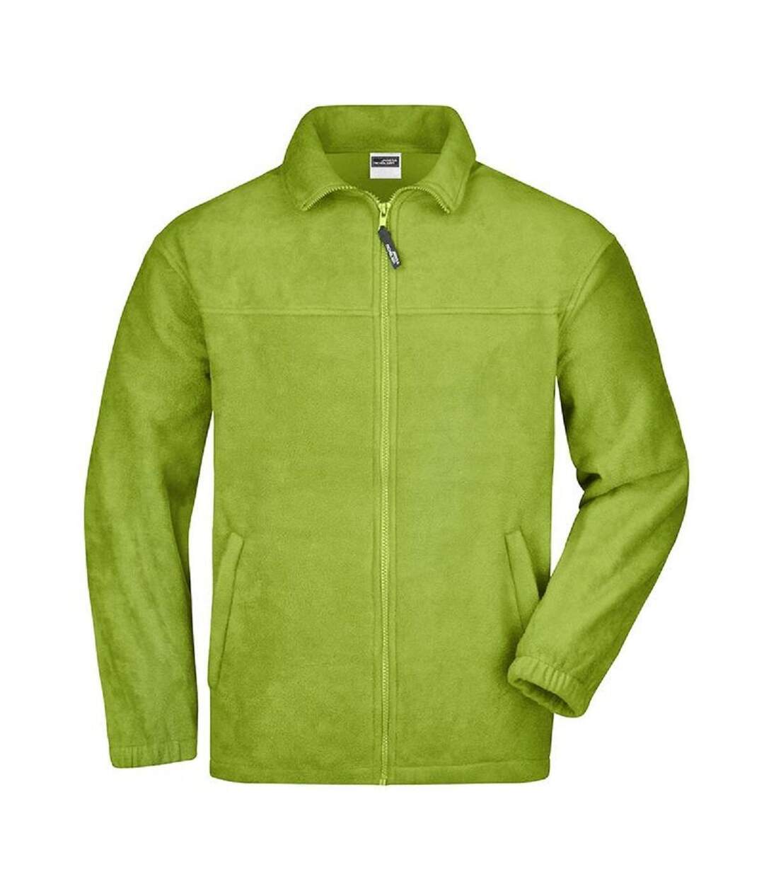 Veste polaire zippée homme - JN044 - vert citron