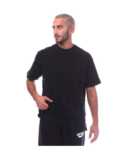 Mens Monogram Chenille T-shirt Black Ambush