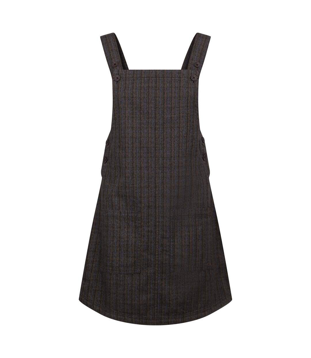 Robe Décontractée Twirl Femmes Gris Foncé À Carreaux Trespass-1