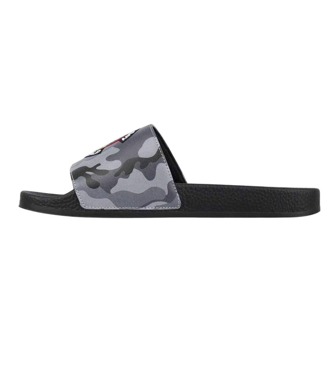 Mens Slides Grey Camo Pretty Boy Ugly World-2