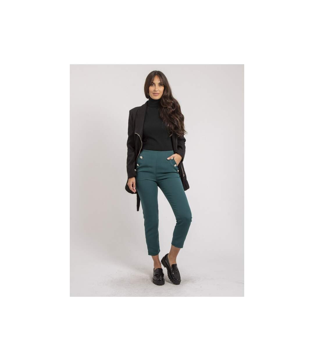 Pull col roulé KOBINA - Dona X Lisa-4