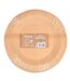 Lot de 4 Assiettes Rondes Bambou 23cm Naturel-2