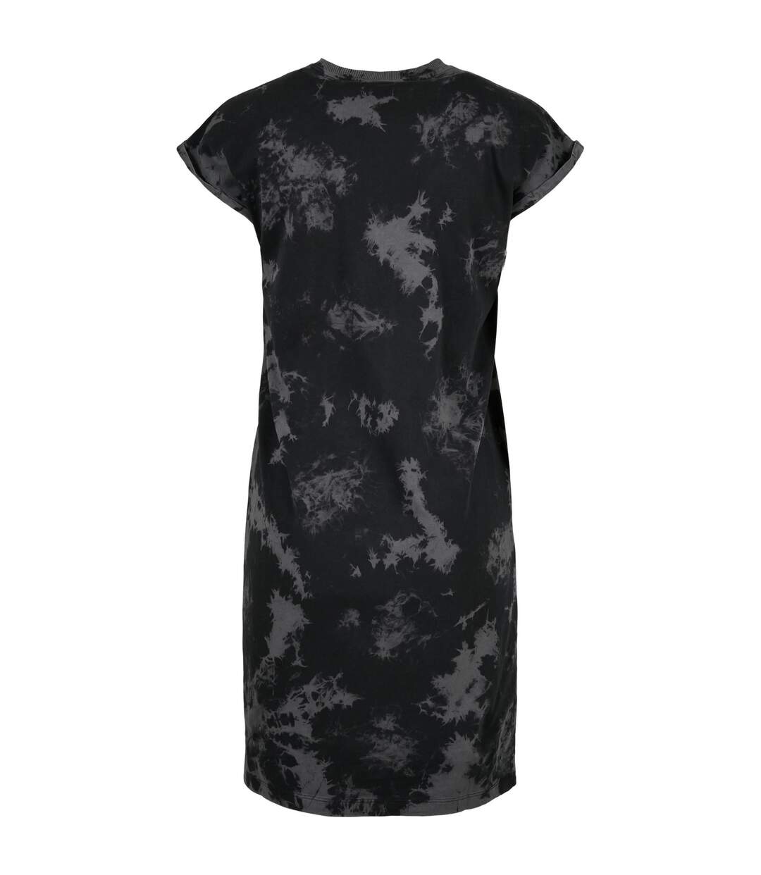Womens/ladies Bleached Dress Black Grey Urban Classics-2