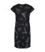 Womens/ladies Bleached Dress Black Grey Urban Classics-2