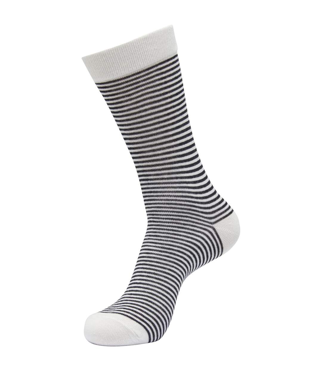 Chaussettes Motif/style Rayures Fines Homme Sable Blanc Noir Urban Classics-2