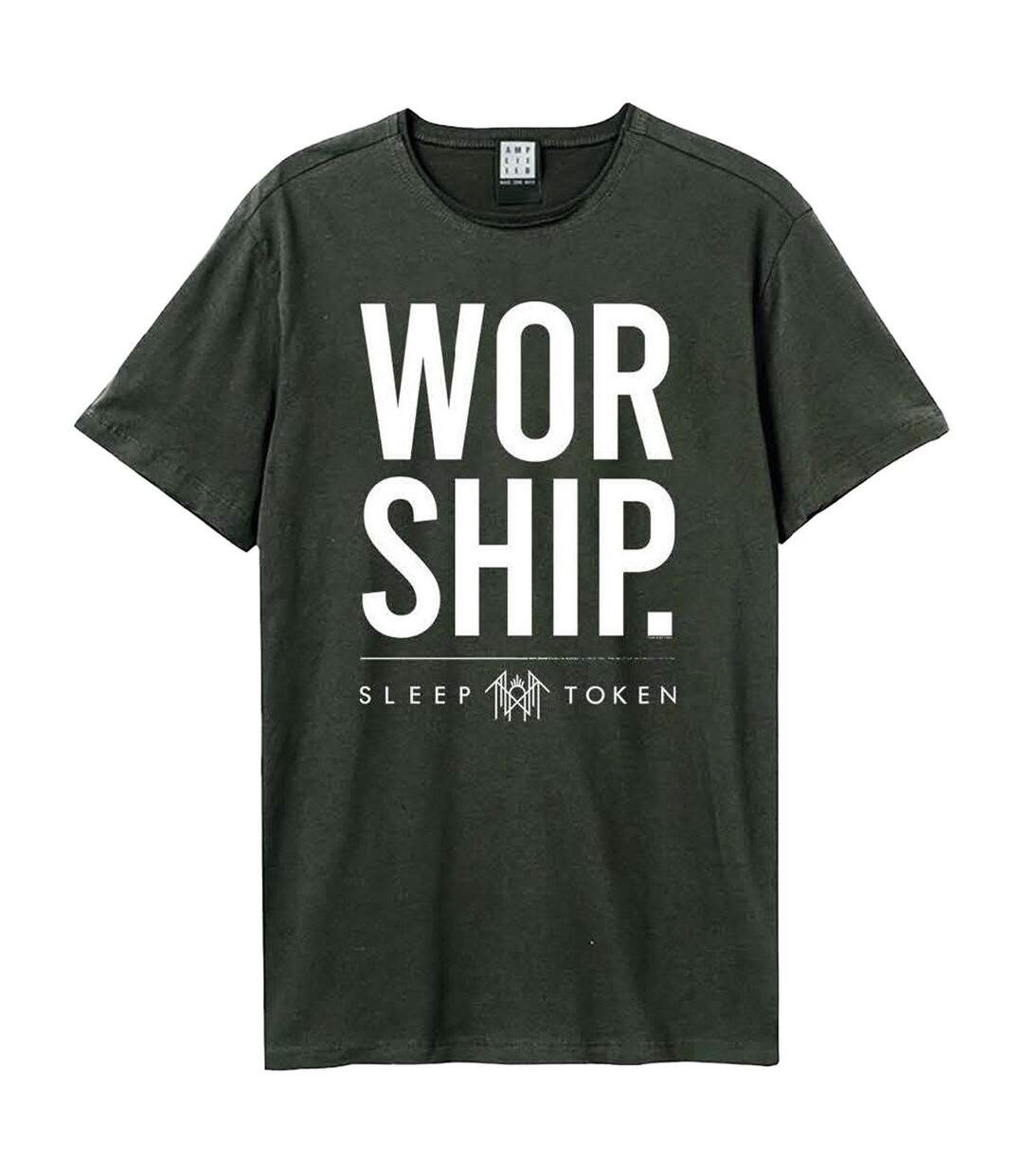 T-shirt Worship Adulte Charbon Amplified-1