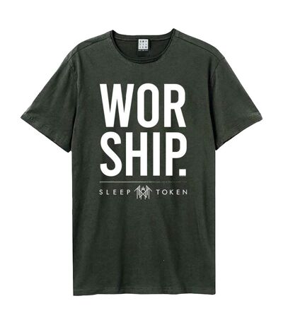 T-shirt Worship Adulte Charbon Amplified
