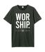 T-shirt worship adulte noir Amplified