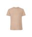 Mens Iconic Premium Ringspun Cotton T-shirt Desert Sand Fruit Of The Loom-2