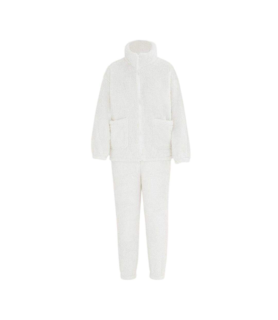 Ensemble De Vêtements De Détente Femme Blanc Miso-1