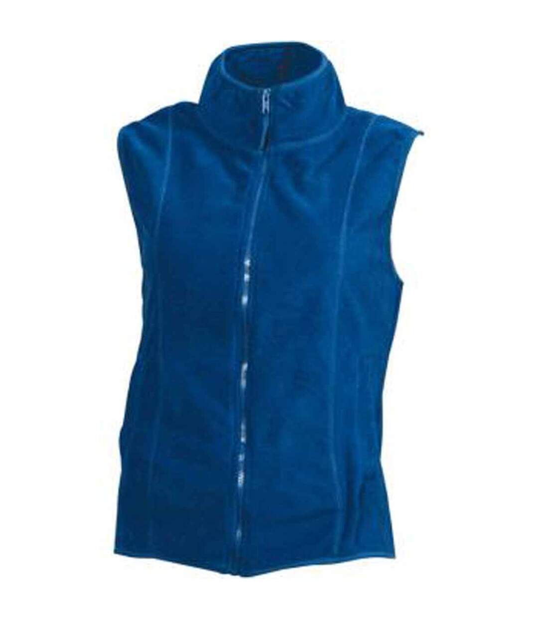 Gilet sans manches bodywarmer polaire femme - JN048 - bleu roi-1