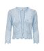 Cardigan bleu femme jdy sun 3/4 cropped-2