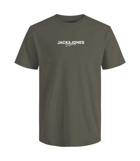 Lot De 5  T-shirts Corp Homme Blanc Gris Bleu Marine Kaki Beige Jack And Jones