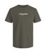 Lot De 5  T-shirts Corp Homme Blanc Gris Bleu Marine Kaki Beige Jack And Jones-3