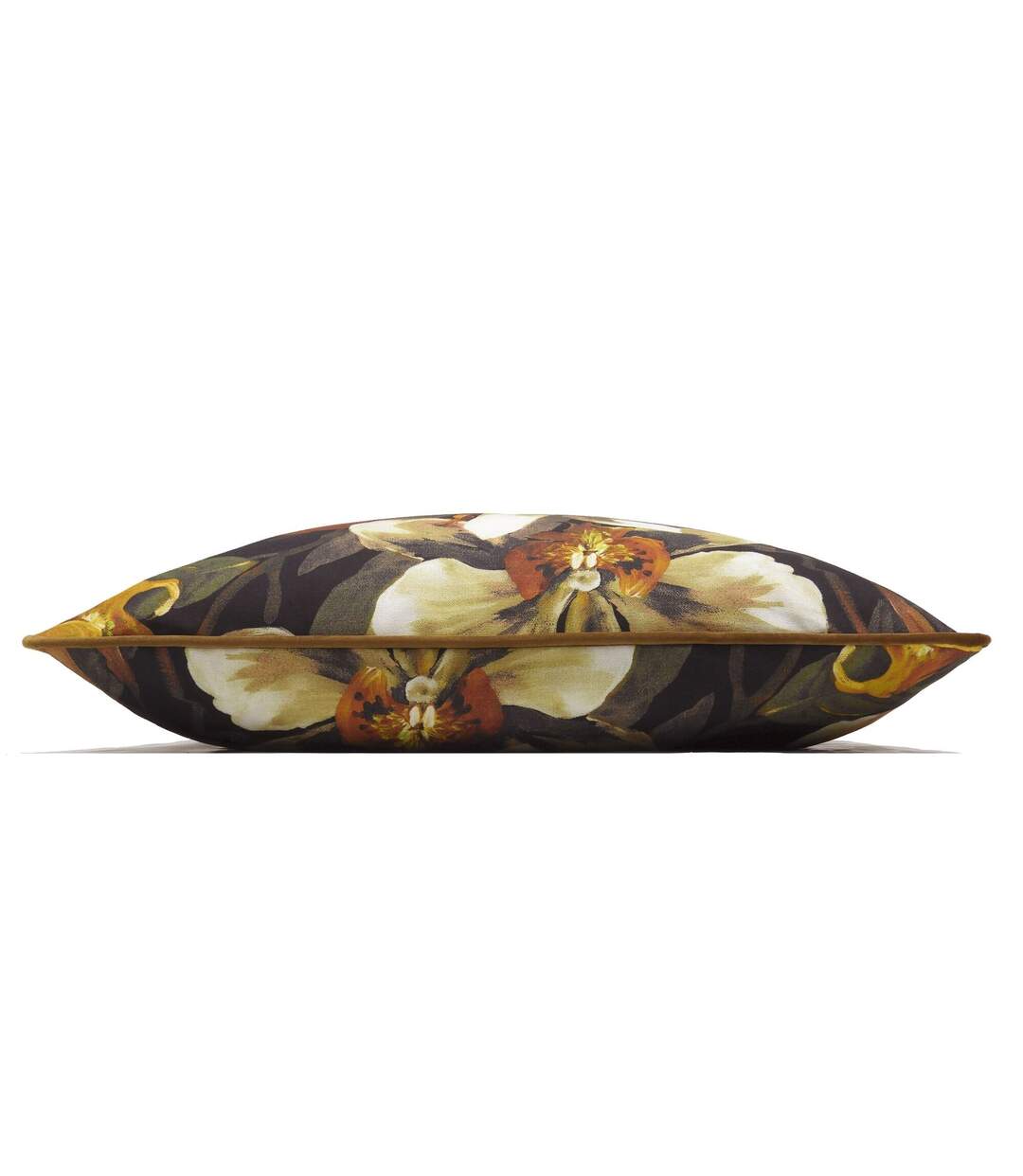 Moorea floral cushion cover 55cm x 55cm papaya Prestigious Textiles