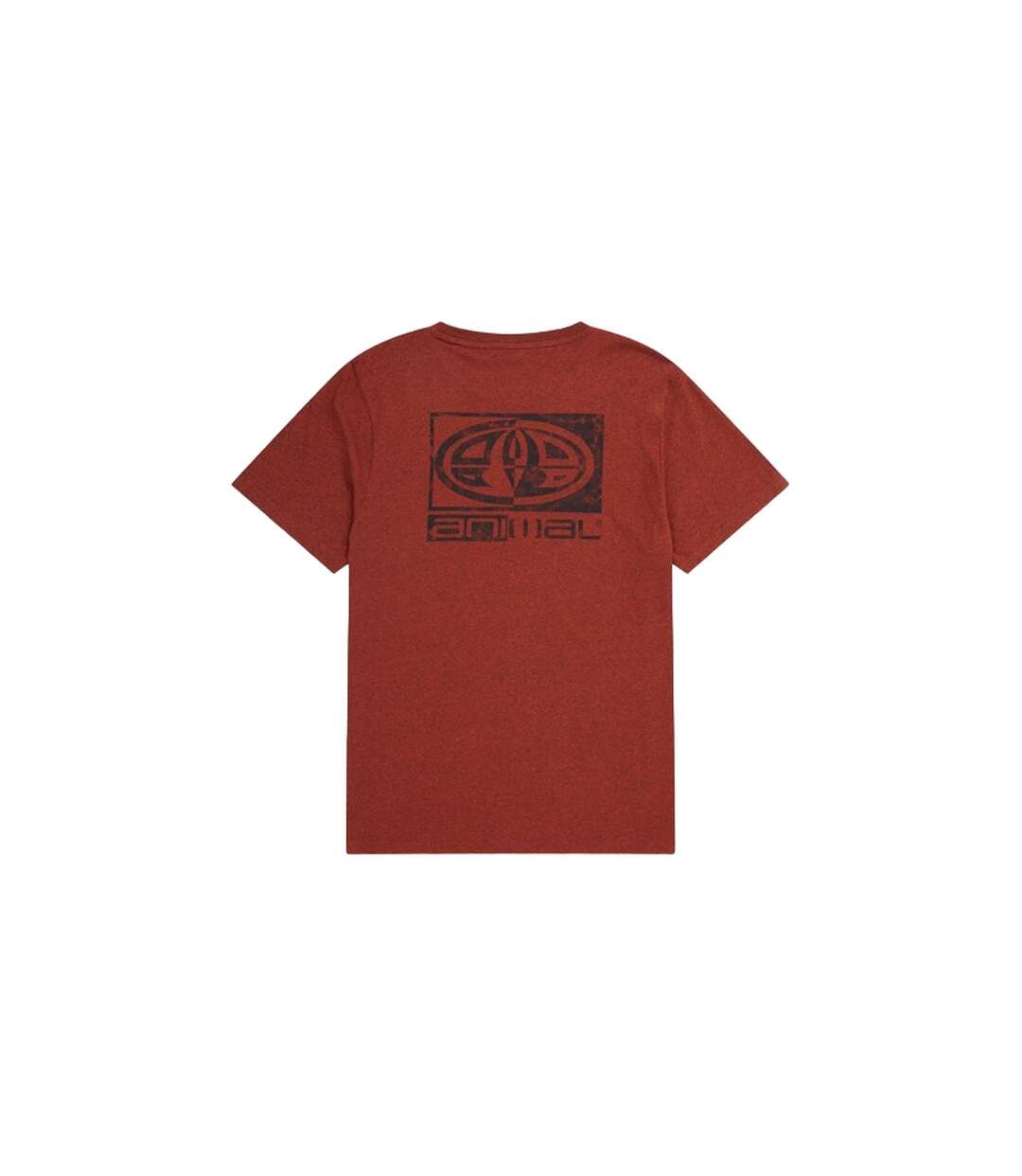 Mens jacob natural t-shirt rust Animal