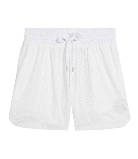 Womens/ladies Jersey Sweat Shorts  White Puma