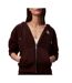 Sweat zippé marron femme calvin klein jeans monologo french-1