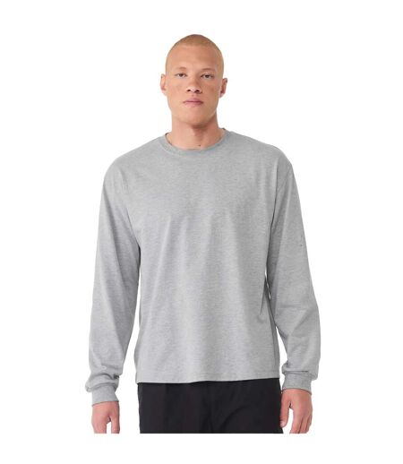 Unisex Adult Heavyweight Boxy Long-sleeved T-shirt Athletic Heather Bella + Canvas