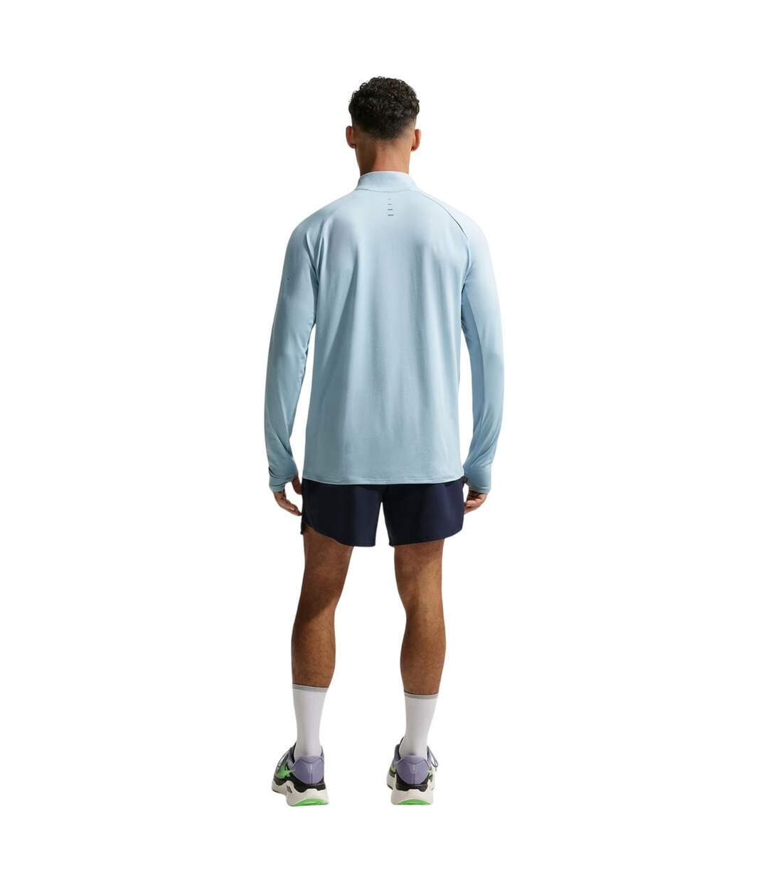 Mens Stride Running Top Blue Nike-2