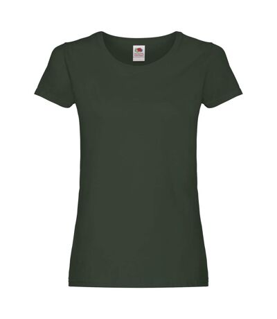 Fruit of the Loom Womens/Ladies T-Shirt (Bottle Green) - UTBC5439