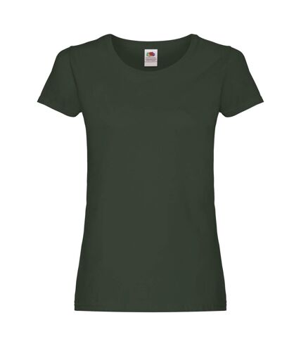 Fruit of the Loom Womens/Ladies T-Shirt (Bottle Green)