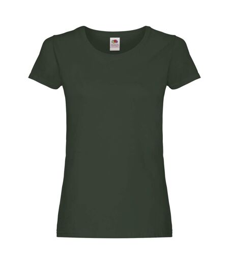 Fruit of the Loom - T-shirt - Femme (Vert bouteille) - UTBC5439